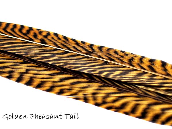 Nature's Spirit Golden Pheasant Side Tails (Select Pair)